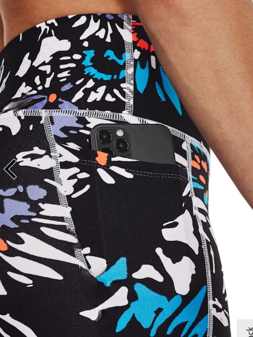 Under Armour HeatGear Abstract Floral No-Slip Compression Leggings โ Womenโs 3X - Picture 9 of 17